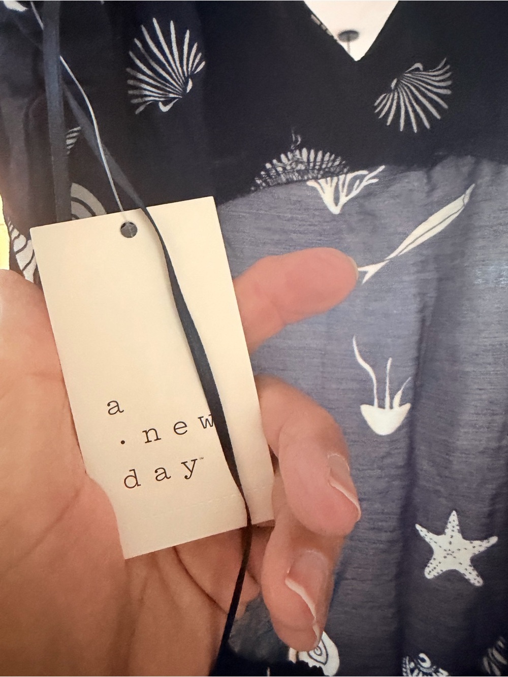 a new day Navy Sea Life Print Maxi Dress - Picture 5 of 5